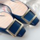 Roger Vivier Trompette D'Orsay leather ballet flats