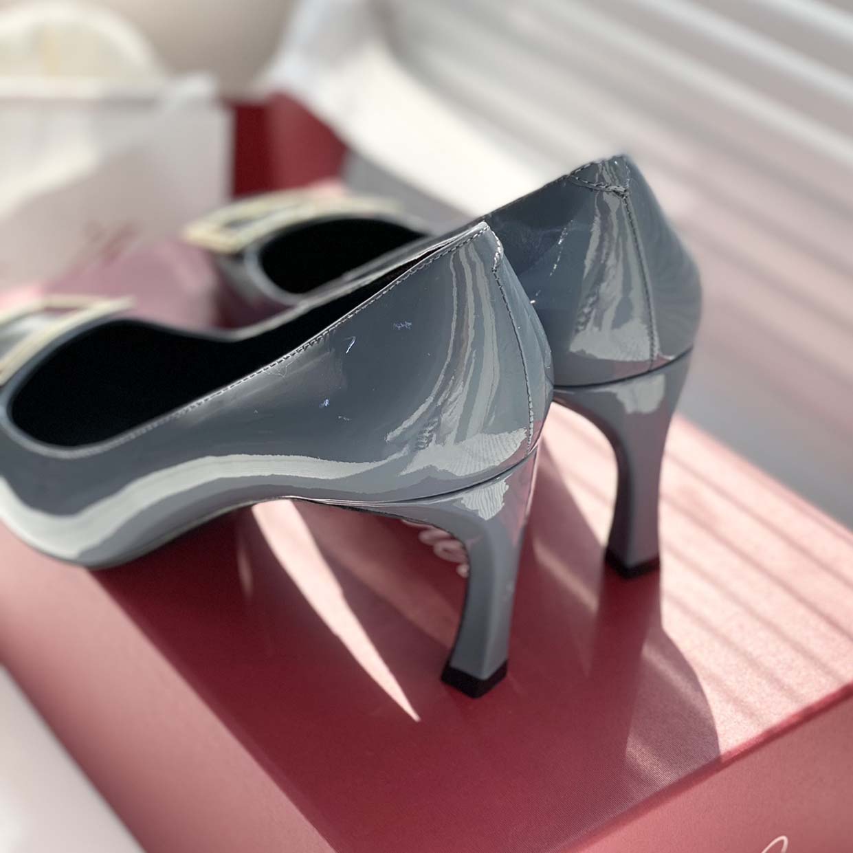 Roger Vivier Trompette 70mm patent leather pumps