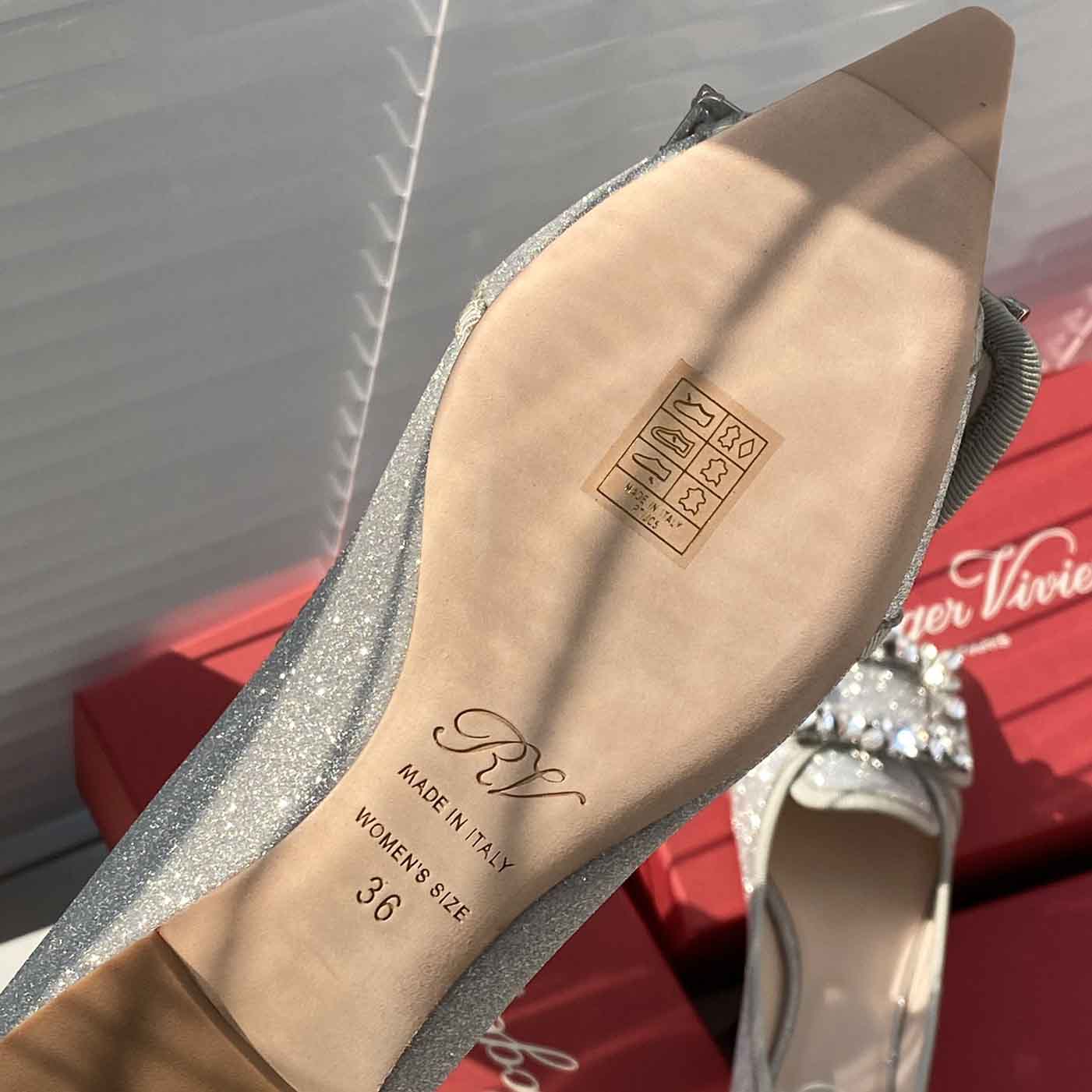 Roger Vivier Crystal Flats