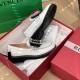 Roger Vivier Rangers Strass Buckle Loafers in Patent Leather black