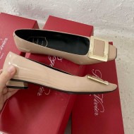 Roger Vivier Trompette Bellerine patent-leather ballet flats