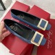 Roger Vivier Trompette Bellerine patent-leather ballet flats