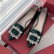 Roger Vivier Crystal Flats