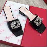 Roger Vivier  Bouquet Strass Satin Sandals