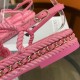 Chanel Cord Sandals Pink