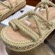 Chanel Cord Sandals