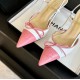 Chanel Slingback Pumps Pointed Toes #4714