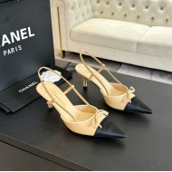 Chanel Slingback Pumps Pointed Toes #4714