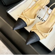 Chanel Slingback Pumps Pointed Toes #4714