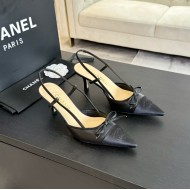 Chanel Slingback Pumps Pointed Toes #4714