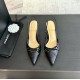 Chanel Slingback Pumps Pointed Toes #4714