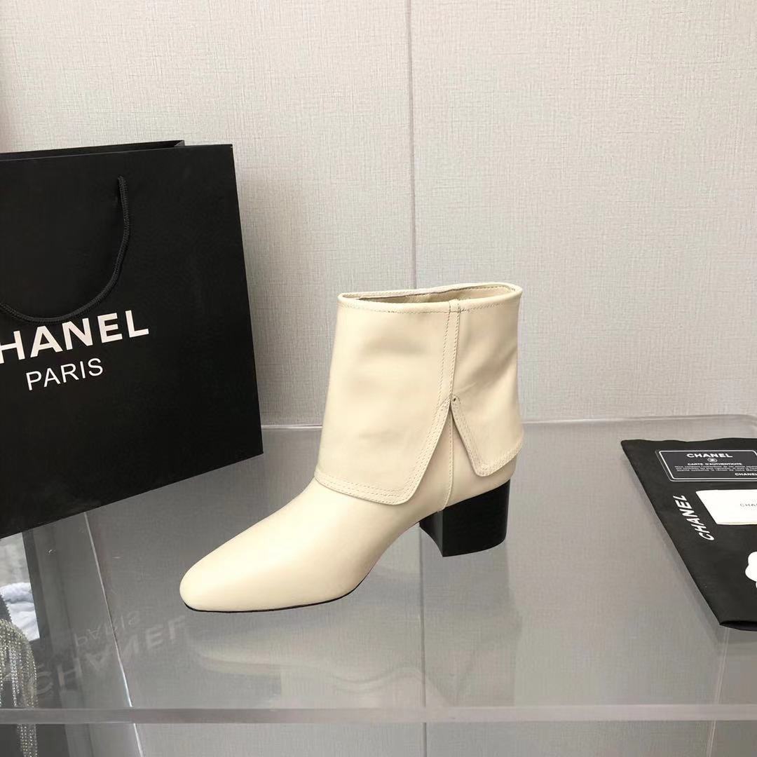 Chanel Women Boots White