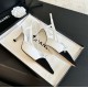 Chanel Slingback Pumps Pointed Toes #4714