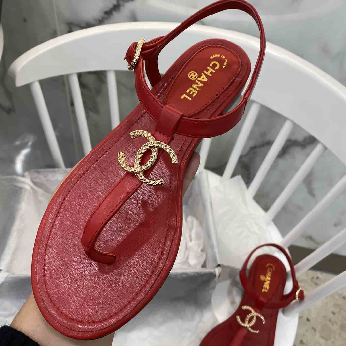 Chanel Sandals Flat