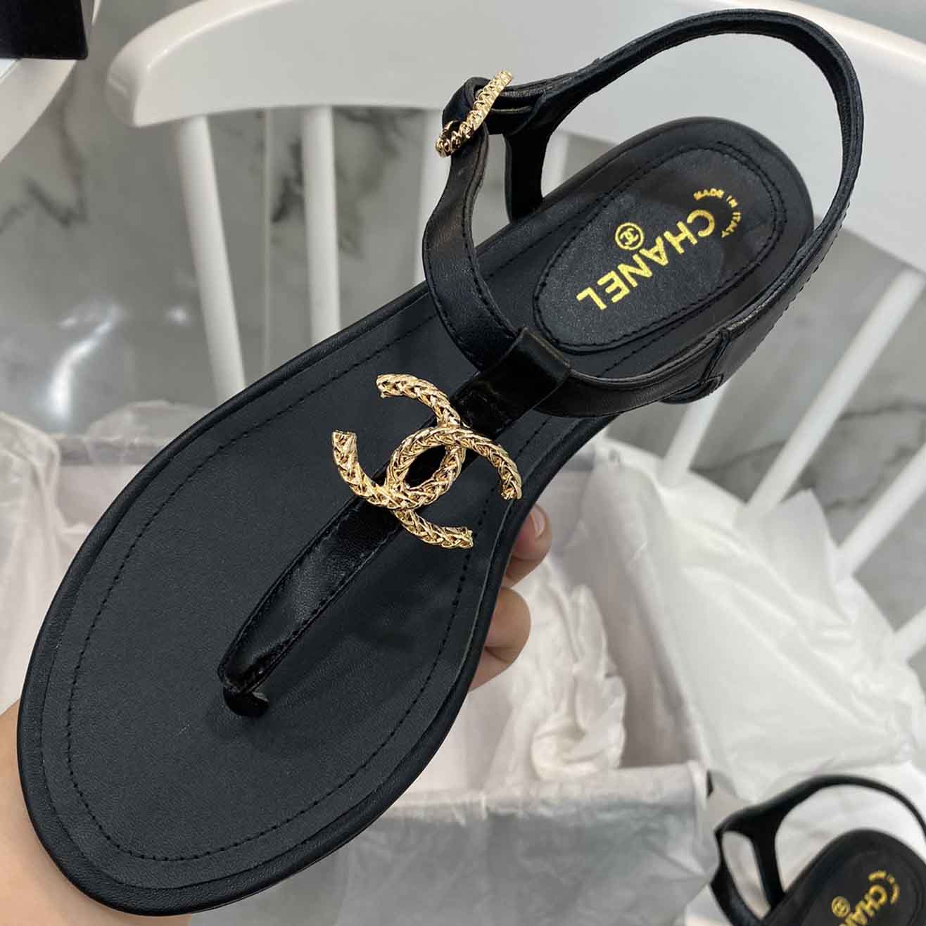 Chanel Sandals Flat