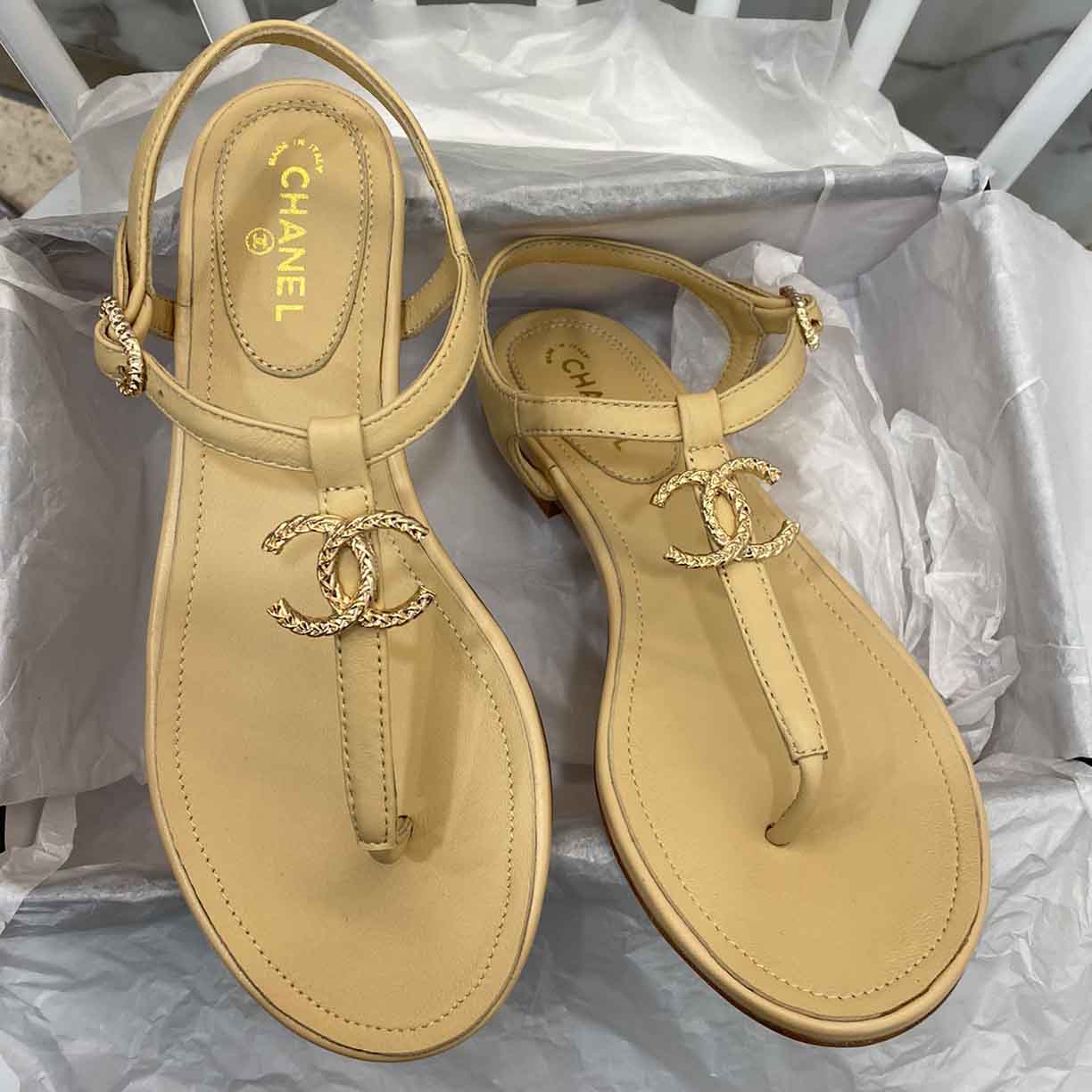 Chanel Sandals Flat