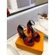 Louis Vuitton Platform Sandals Fame Sequins