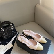 Chanel Slingback Flats G31319 Calfskin