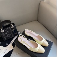 Chanel Slingback Flats G31319 Calfskin