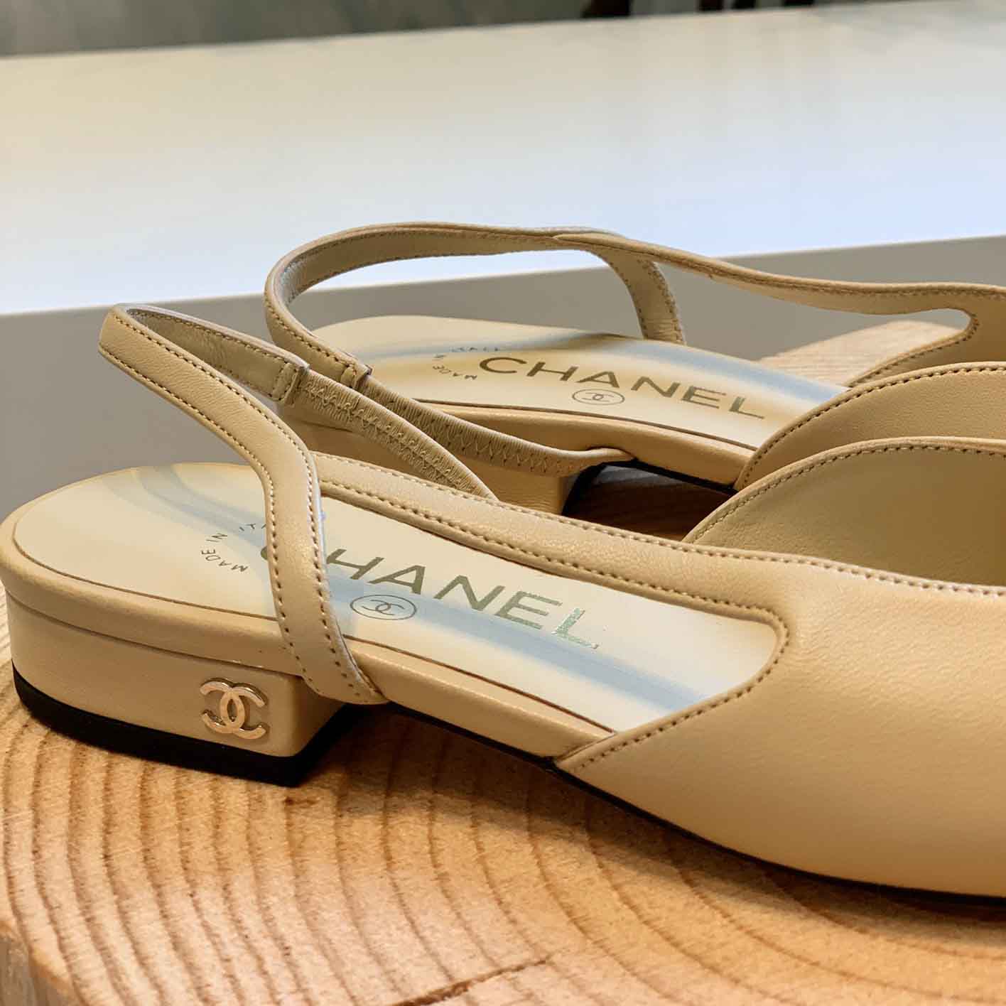 Chanel Slingback Flats G31319