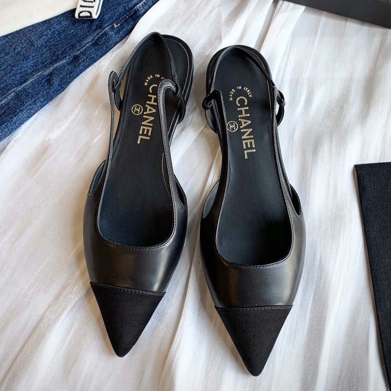 Chanel Slingback Flats