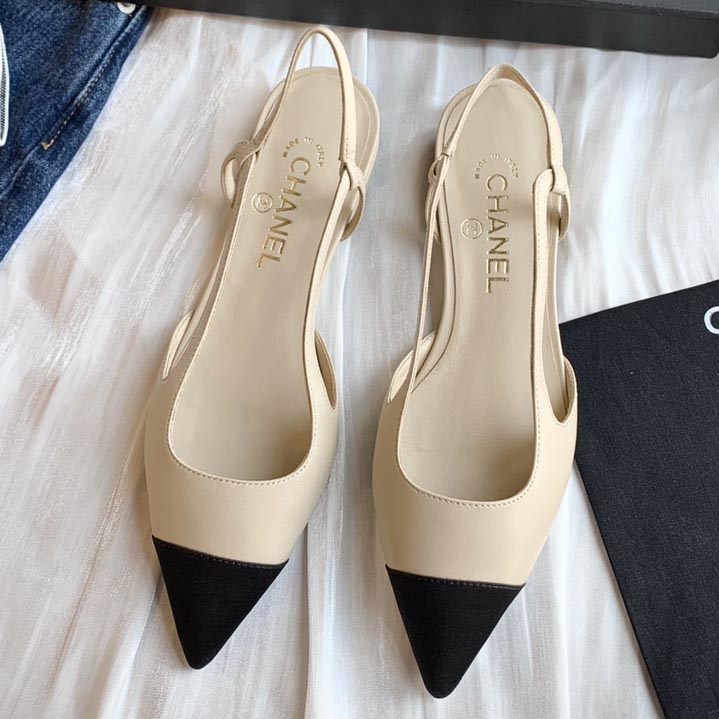 Chanel Slingback Flats