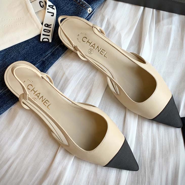 Chanel Slingback Flats