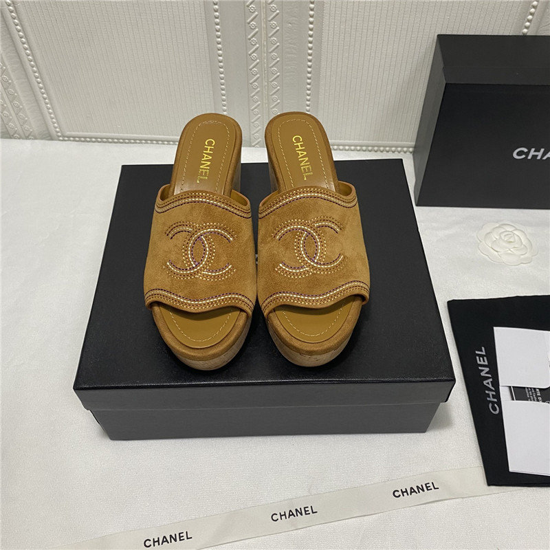 Chanel Heel Mules