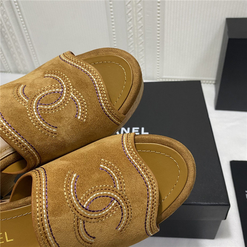 Chanel Heel Mules