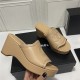 Chanel Heel Mules