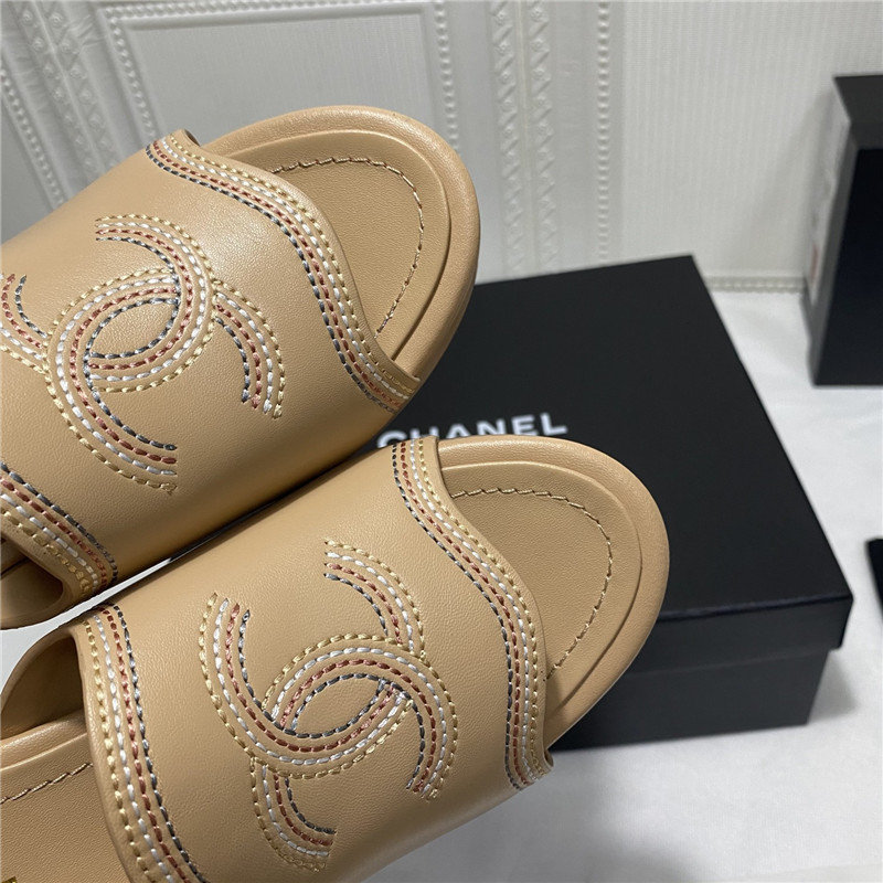 Chanel Heel Mules