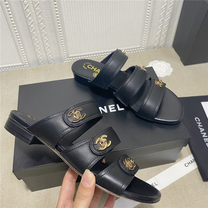 Chanel Mules Lambskin