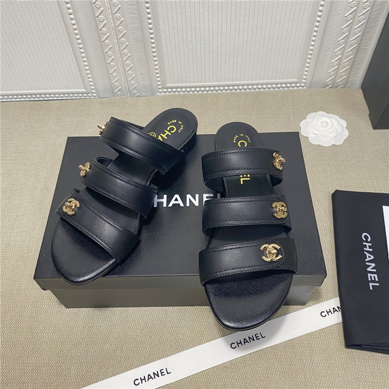 Chanel Mules Lambskin