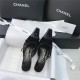 Chanel Heel Mules