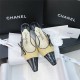 Chanel Heel Mules