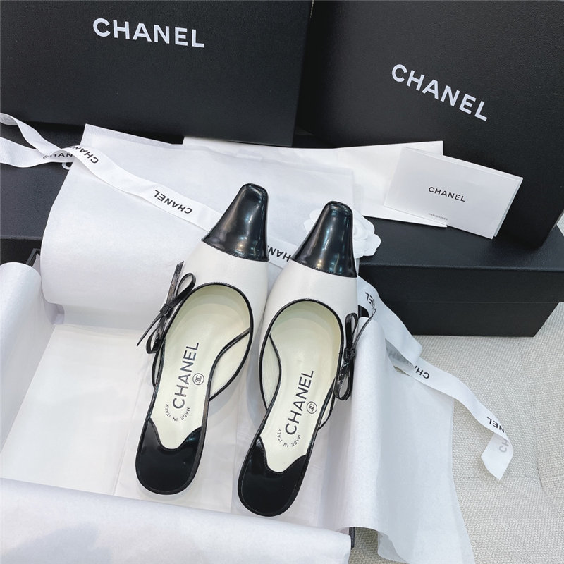 Chanel Heel Mules