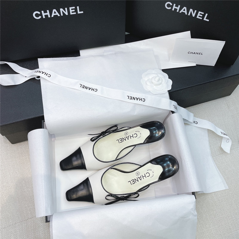 Chanel Heel Mules