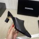 Chanel Heel Mules