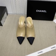 Chanel Heel Mules