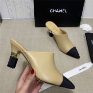 Chanel Heel Mules