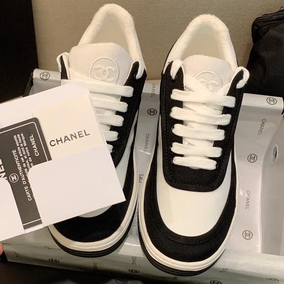 Chanel Frabic Sneakers