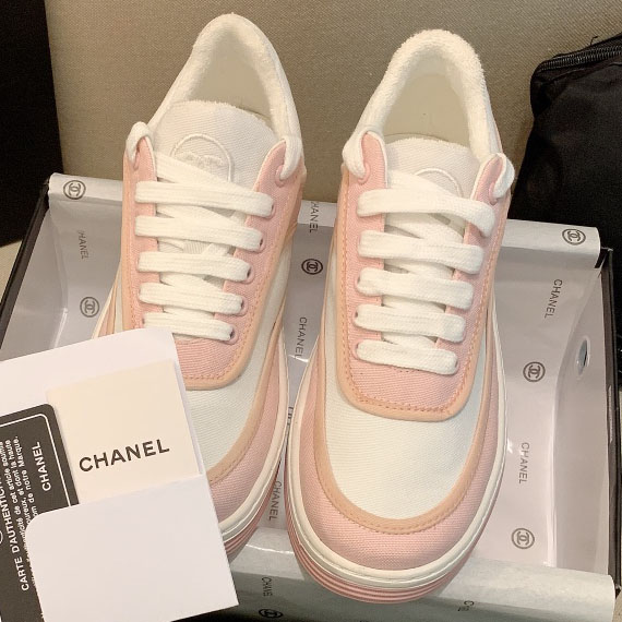 Chanel Frabic Sneakers