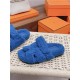 Hermes Shearling Sandals