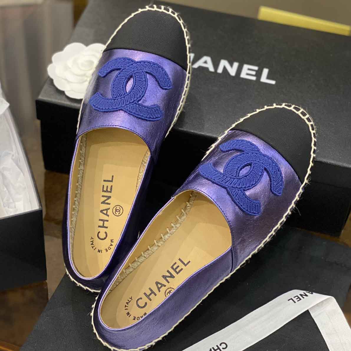 Chanel Espadrilles Flats