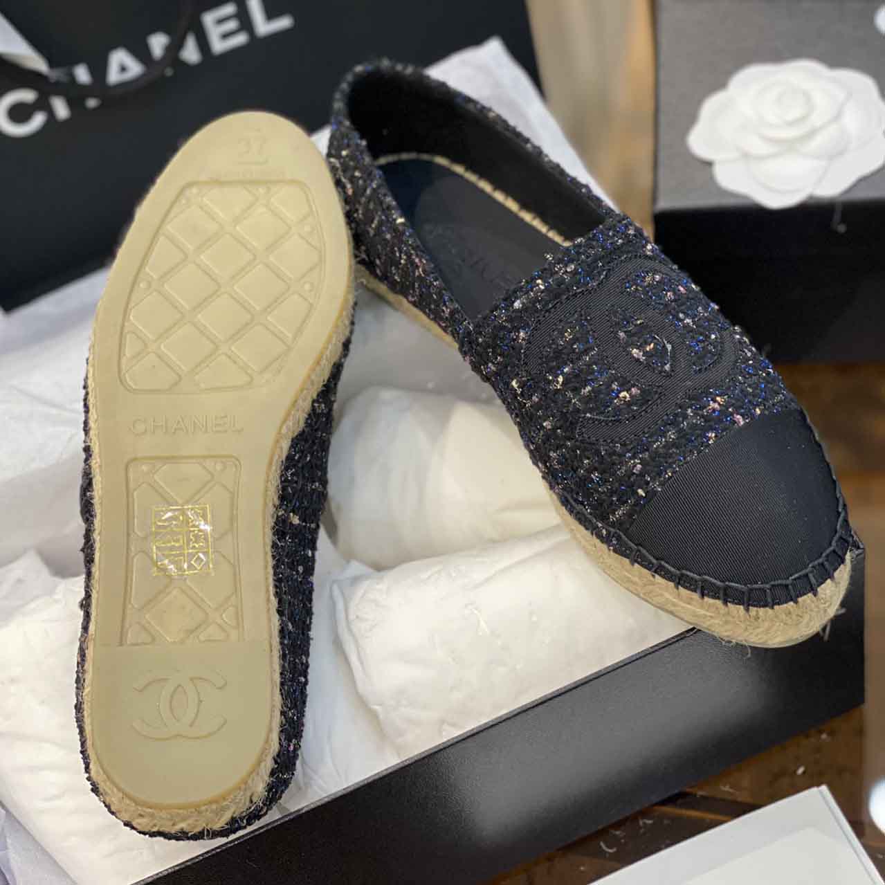 Chanel Espadrilles Flats