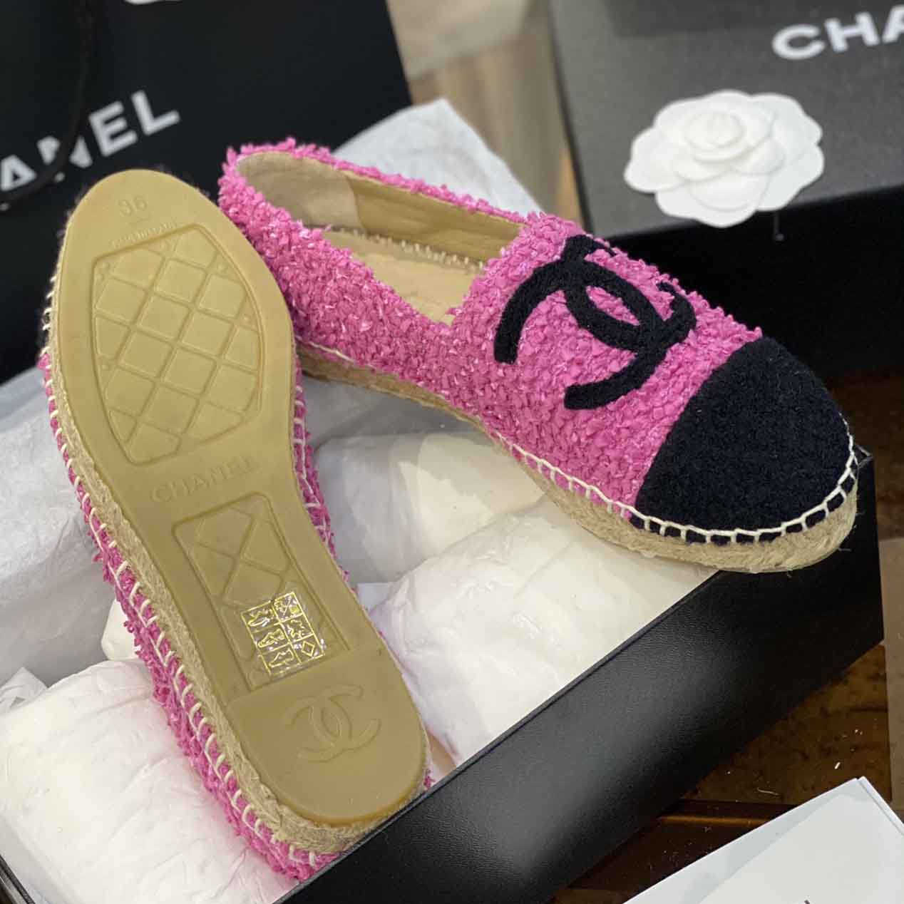 Chanel Espadrilles Flats