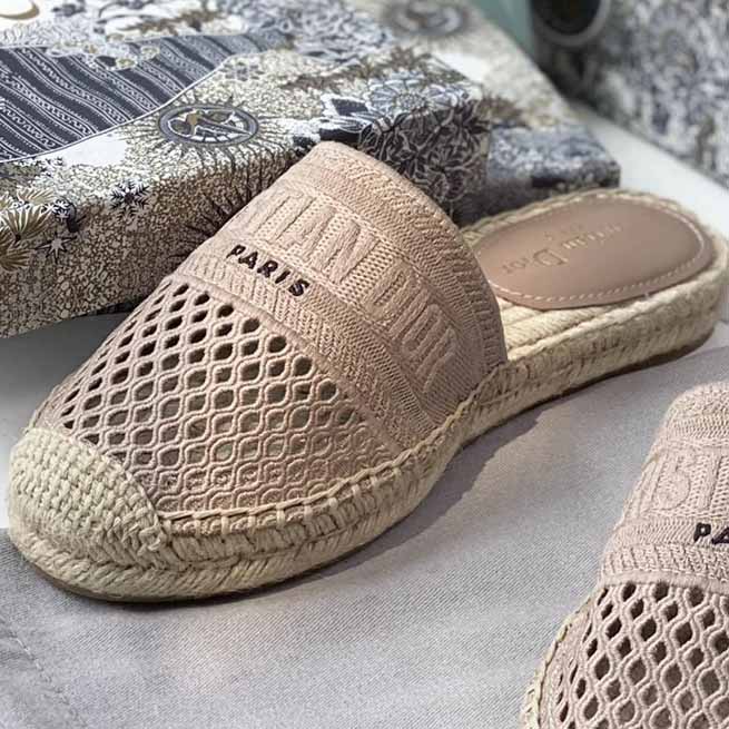 Dior Espadrille Mules