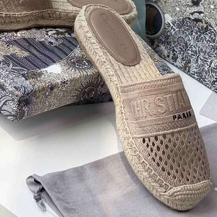 Dior Espadrille Mules