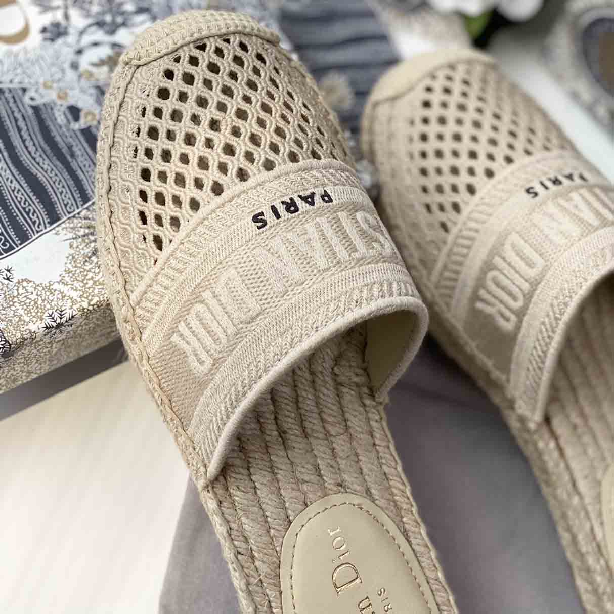 Dior Espadrille Mules