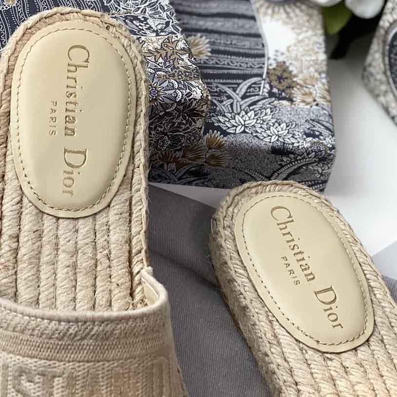 Dior Espadrille Mules